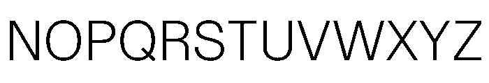 Control Upright Light Font UPPERCASE