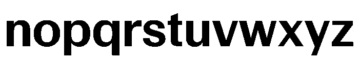 Control Upright Medium Font LOWERCASE