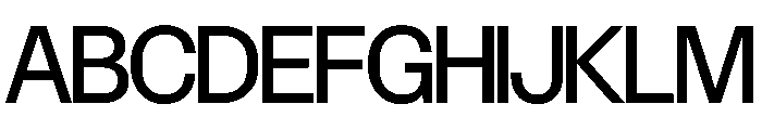 Control Upright Regular TNT Font UPPERCASE