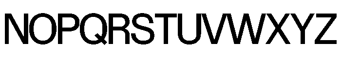 Control Upright Regular TNT Font UPPERCASE