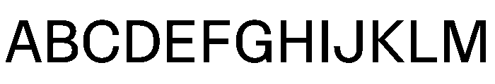 Control Upright Regular Font UPPERCASE