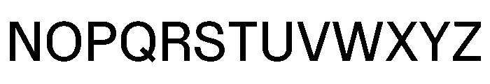 Control Upright Regular Font UPPERCASE