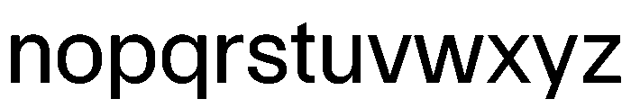 Control Upright Regular Font LOWERCASE