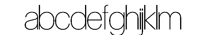 Control Upright Thin TNT FONT