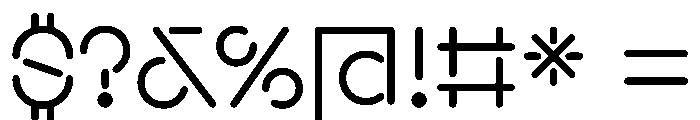 Coolkit TRIAL Light Instance Font OTHER CHARS