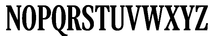 CopernicusNewCond 110 Font UPPERCASE