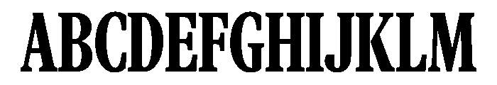 CopernicusNewCond 130 Font UPPERCASE