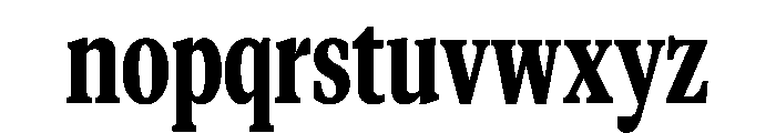 CopernicusNewCond 130 Font LOWERCASE