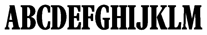 CopernicusNewCond 150 Font UPPERCASE