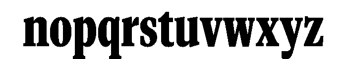CopernicusNewCond 150 Font LOWERCASE