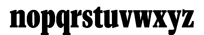 CopernicusNewCond 170 Font LOWERCASE