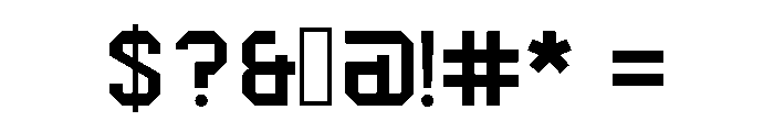Coplestons Square Font OTHER CHARS