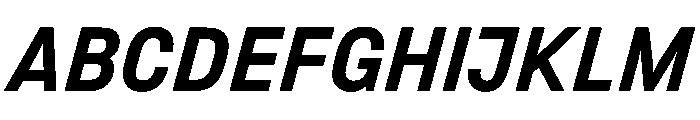 Copy BoldItalic Font UPPERCASE