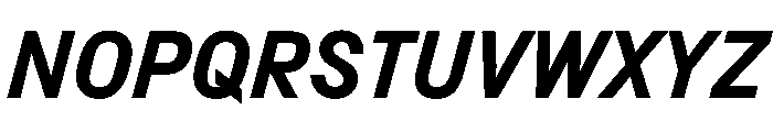 Copy BoldItalic Font UPPERCASE