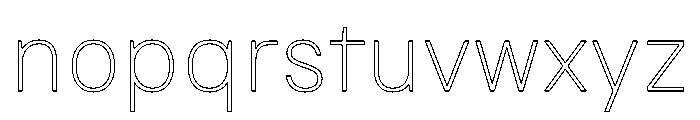Copy Hair A03ecbfa Font LOWERCASE