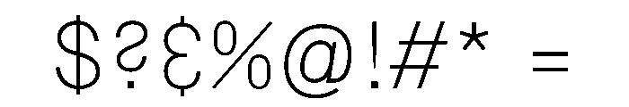 Copy Hair Font OTHER CHARS