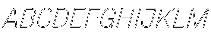 Copy HairItalic 98d9a466 Font UPPERCASE