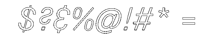 Copy LightItalic 31680c4b Font OTHER CHARS