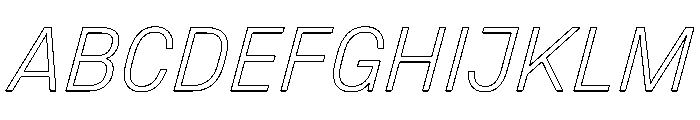 Copy LightItalic 31680c4b Font UPPERCASE