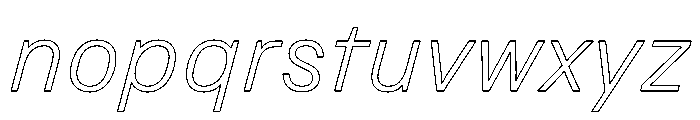 Copy LightItalic 31680c4b Font LOWERCASE