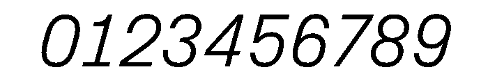 Copy LightItalic Font OTHER CHARS