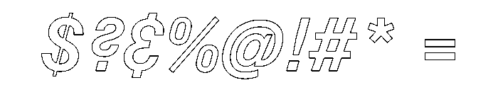 Copy MediumItalic 03023875 Font OTHER CHARS