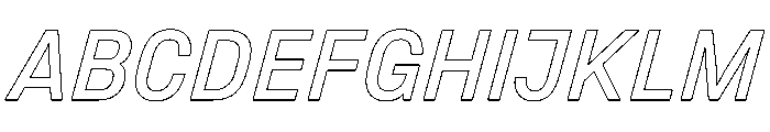 Copy MediumItalic 03023875 Font UPPERCASE