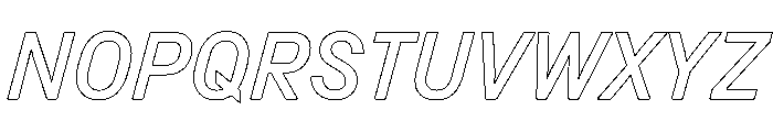 Copy MediumItalic 03023875 Font UPPERCASE