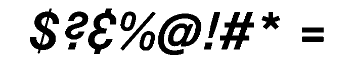 Copy MediumItalic Font OTHER CHARS