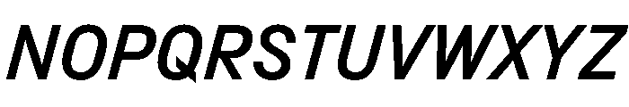 Copy MediumItalic Font UPPERCASE