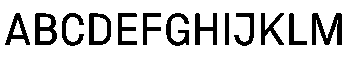 Copy Regular Font UPPERCASE