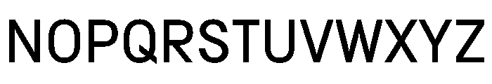 Copy Regular Font UPPERCASE