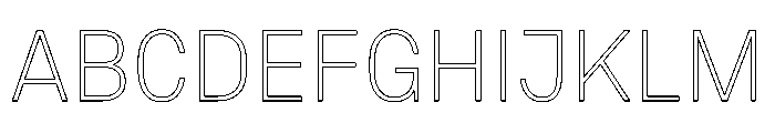 Copy Thin Ee90e3b5 Font UPPERCASE