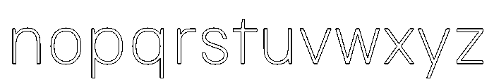 Copy Thin Ee90e3b5 Font LOWERCASE