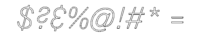 Copy ThinItalic Ae6a7ff4 Font OTHER CHARS