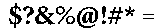 Copyright Mass Driver B.V 104 Font OTHER CHARS