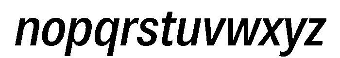 Copyright Mass Driver B.V 108 Font LOWERCASE