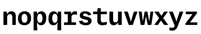 Copyright Mass Driver B.V 109 Font LOWERCASE
