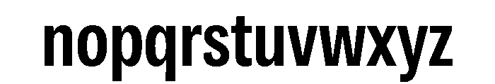 Copyright Mass Driver B.V 110 Font LOWERCASE