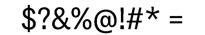 Copyright Mass Driver B.V 114 Font OTHER CHARS