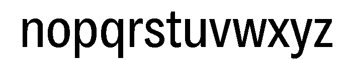 Copyright Mass Driver B.V 115 Font LOWERCASE