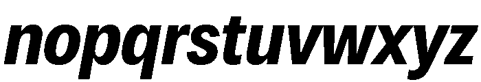 Copyright Mass Driver B.V 117 Font LOWERCASE