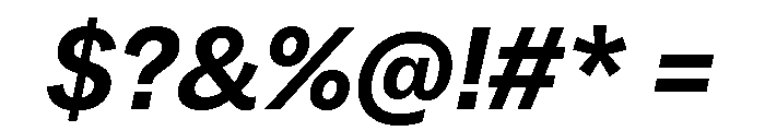 Copyright Mass Driver B.V 119 Font OTHER CHARS