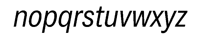 Copyright Mass Driver B.V 120 Font LOWERCASE