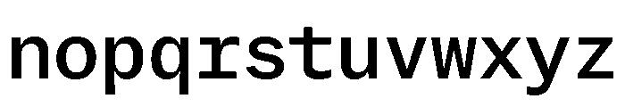 Copyright Mass Driver B.V 122 Font LOWERCASE