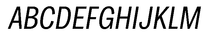 Copyright Mass Driver B.V 124 Font UPPERCASE