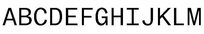 Copyright Mass Driver B.V 126 Font UPPERCASE