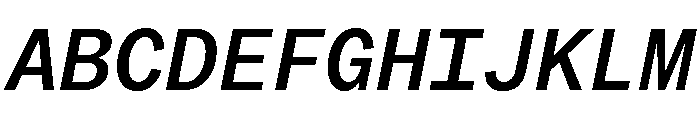Copyright Mass Driver B.V 128 Font UPPERCASE
