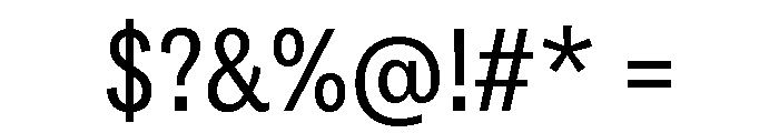 Copyright Mass Driver B.V 129 Font OTHER CHARS