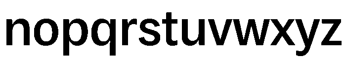 Copyright Mass Driver B.V 135 Font LOWERCASE